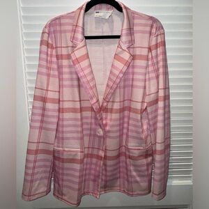 ASOS Design Pink Plaid Oversized Relaxed Blazer - Elle Woods vibes